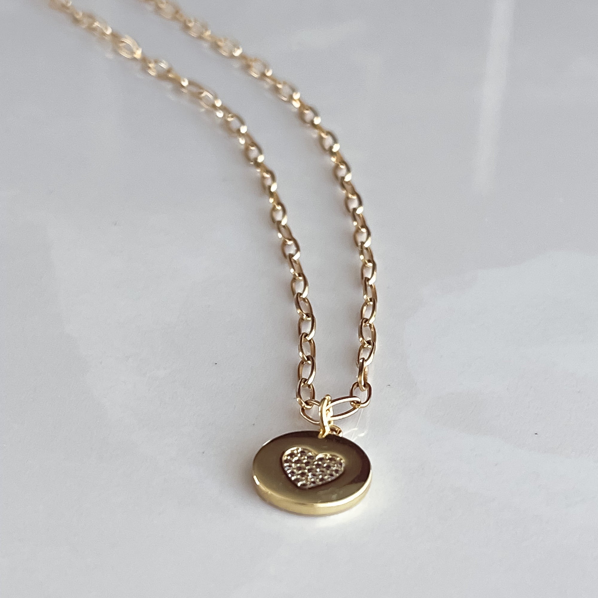 Endless Love Mini Heart Charm - White - Idalia Baudo Jewelry