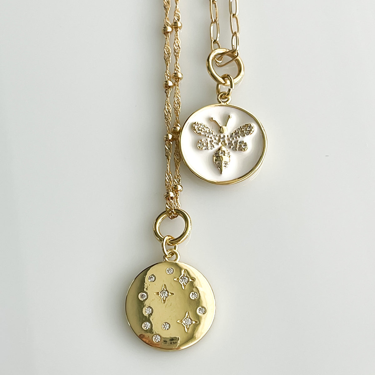 The Honey Bee Charm Medallion