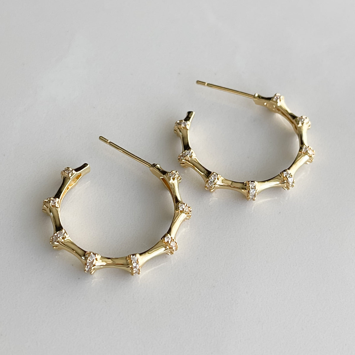 Stardust Pavé Hoops