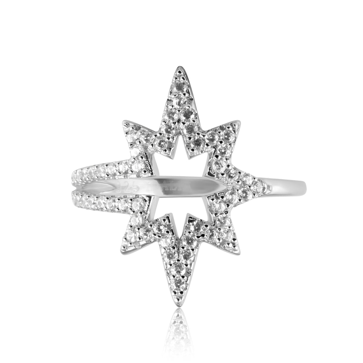 Pavé Shooting Star Ring