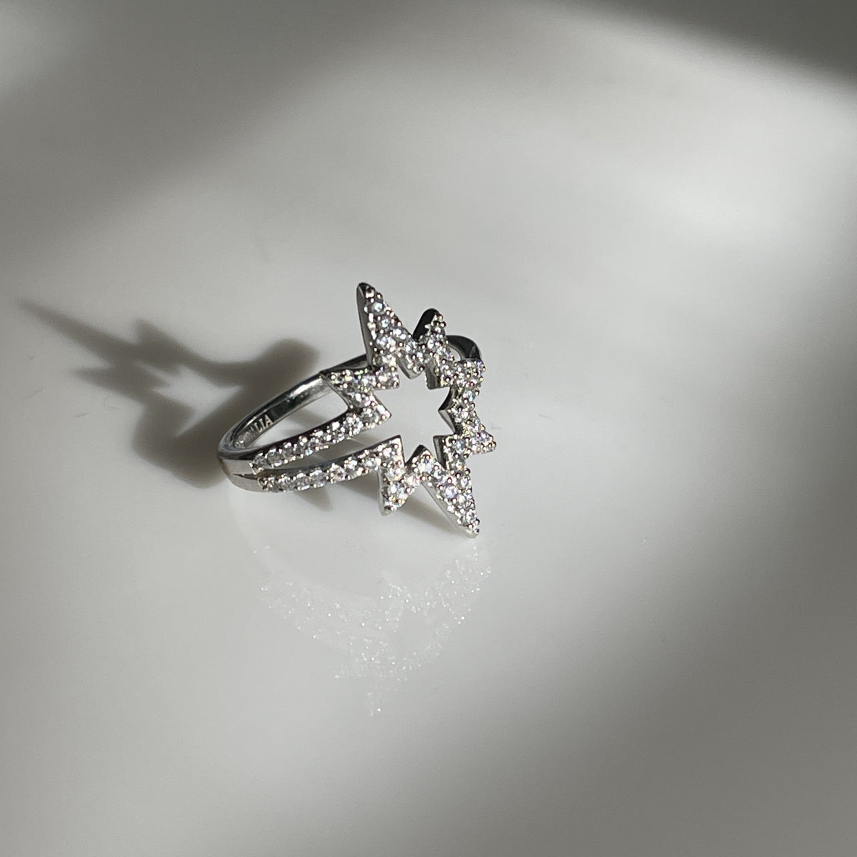 Pavé Shooting Star Ring