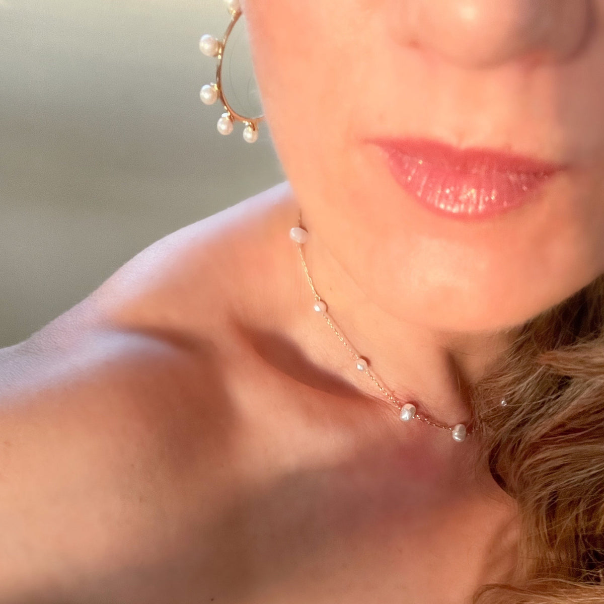 Sea Mist Pearl Necklace