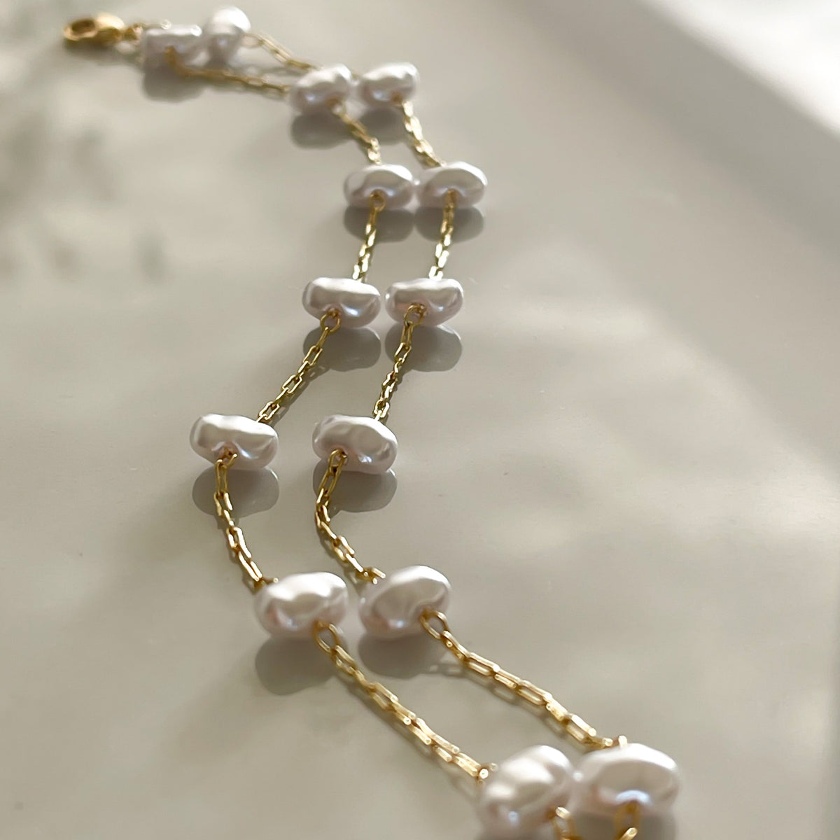 Sea Mist Pearl Bracelet