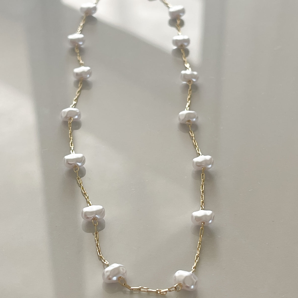 Sea Mist Pearl Necklace